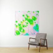 Tenture Graffiti d'art sale. Ikat Abstrait (En situation)