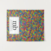 Tenture Graffiti Logo  Business Table Runner Banner (Devant (Horizontal))