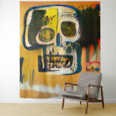 Tenture Graffiti Skull (En situation)