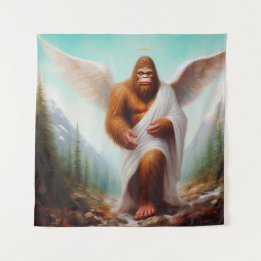 Tenture Grand Ange Sasquatch (Devant)