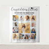 Tenture Grand Collage de photos - Fêtes de fin d'études (Devant)