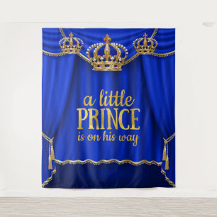 Tenture Grand fond de décor de fête prénatale Couronne de
