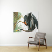 Tenture Grand héron bleu par John James Audubon (En situation (horizontale))