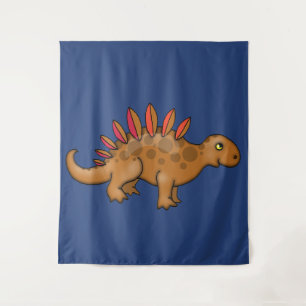 Tenture Grand mignonne Stegosaurus Enfants Mur pendaison p