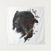 Tenture Grand Munsterlander avec faisan (Devant)