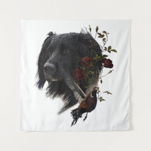 Tenture Grand Munsterlander avec faisan