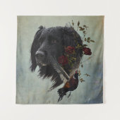 Tenture Grand Munsterlander avec faisan (Devant)