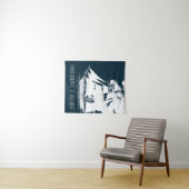 Tenture Grand navire et nuages Nautique (En situation (horizontale))