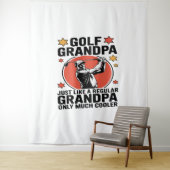 Tenture Grand-père de golf comme un grand-père régulier (En situation)