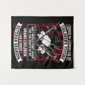 Tenture Grand-père vétéran (Devant (Horizontal))