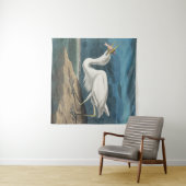 Tenture Grande Peinture de la faune d'Audubon Heron blanc (En situation (horizontale))