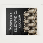 Tenture Grande porte Art déco style fond de mur suspendu (Devant (Horizontal))