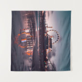 Tenture Grande roue pendant l'heure d'or (Devant (Horizontal))
