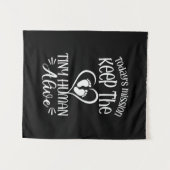 Tenture Grandfather Quotes | Keep The Tiny Human Alive (Devant (Horizontal))