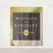 Tenture Graphique Chartreuse 💚 Mariage économique audacie (Devant)