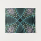 Tenture Graphique géométrique Turquoise moderne (Devant (Horizontal))