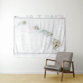 Tenture Graphique marin des îles Hawaiiennes 19004 (En situation (horizontale))