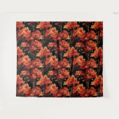 Tenture Graphique Motif sans couture Red Fall Maple Tree (Devant (Horizontal))