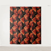Tenture Graphique Motif sans couture Red Fall Maple Tree (Devant)