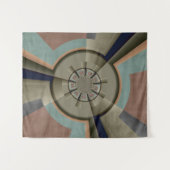 Tenture Graphisme d'art fractal de l'harmonie des couleurs (Devant (Horizontal))