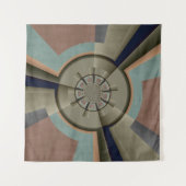 Tenture Graphisme d'art fractal de l'harmonie des couleurs (Devant (Horizontal))