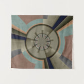 Tenture Graphisme d'art fractal de l'harmonie des couleurs (Devant (Horizontal))