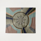 Tenture Graphisme d'art fractal de l'harmonie des couleurs (Devant (Horizontal))