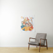 Tenture Graphisme de l'équipe d'amitié (En situation)