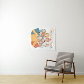 Tenture Graphisme de l'équipe d'amitié (En situation (horizontale))