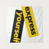 Tenture Graphisme moderne, vibrant et audacieux de Exprime (Devant (Horizontal))