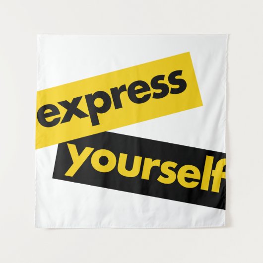 Tenture Graphisme moderne, vibrant et audacieux de Exprime (Devant)