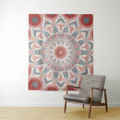 Tenture Grattez moderne Kaleidoscope Mandala art fractal (En situation)