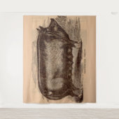 Tenture Gravure de cochon du 19e siècle Truie Berkshire n° (Devant)