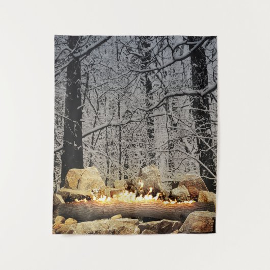 Tenture Gravure du journal de yule (Devant)