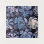 Tenture Gray succulents (Devant (Horizontal))
