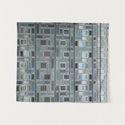 Tenture Gray wall paint building (Devant (Horizontal))