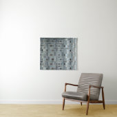 Tenture Gray wall paint building (En situation (horizontale))