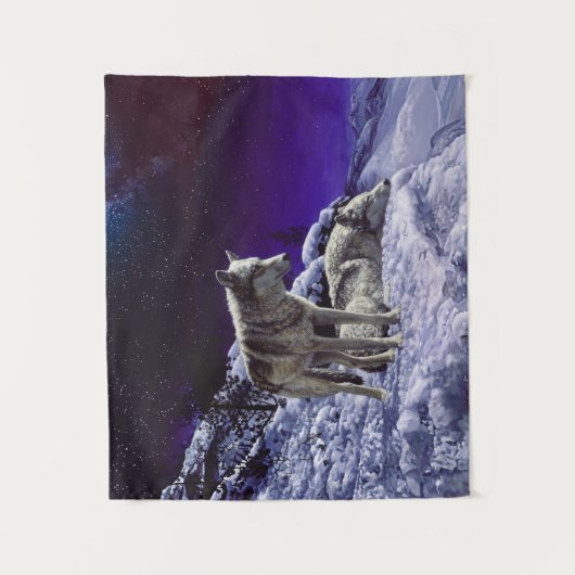 Tenture Gray Wolves (Devant)