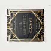 Tenture Great Gatsby Party Mariage Photo Booth Back Drop (Devant (Horizontal))