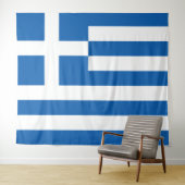 Tenture Greece flag  (En situation (horizontale))