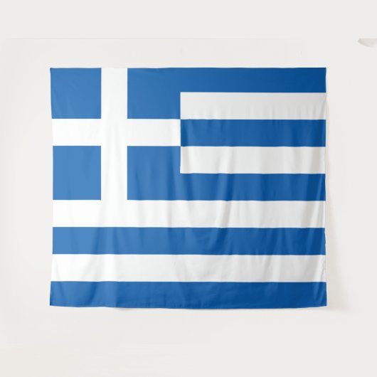 Tenture Greece flag (Devant (Horizontal))