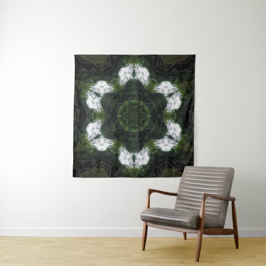 TENTURE GREEN ABSTRACT DRAWING. SAMER BRASIL 1 (En situation)
