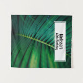 Tenture Green Leaf Forêt tropicale Nature Photo Anniversai (Devant (Horizontal))