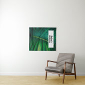 Tenture Green Leaf Forêt tropicale Nature Photo Anniversai (En situation (horizontale))