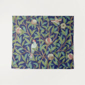 Tenture Grenade et Petit Oiseau, William Morris (Devant (Horizontal))