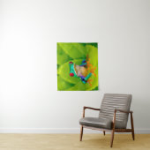 Tenture Grenouille aux yeux rouges, Costa Rica (En situation)