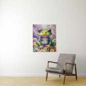 Tenture Grenouille Avec Art numérique Fleur (En situation)