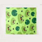 Tenture Grenouille drôle (Devant (Horizontal))