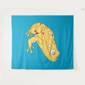 Tenture Grenouille jaune (Devant (Horizontal))