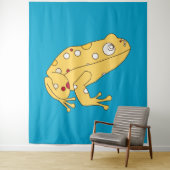 Tenture Grenouille jaune (En situation)